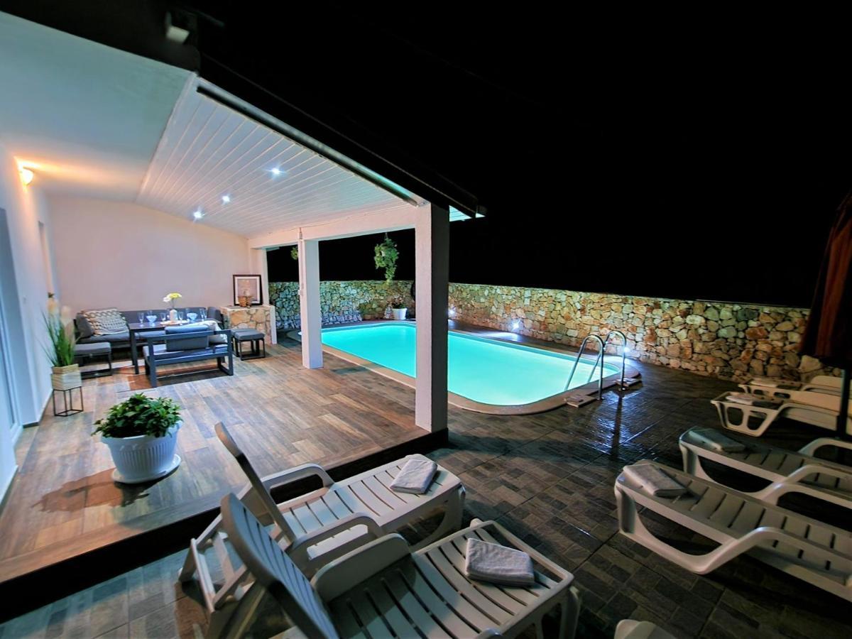 Anas Lagoon Holiday House With Pool At Azure Beach Mali Drvenik Exteriér fotografie