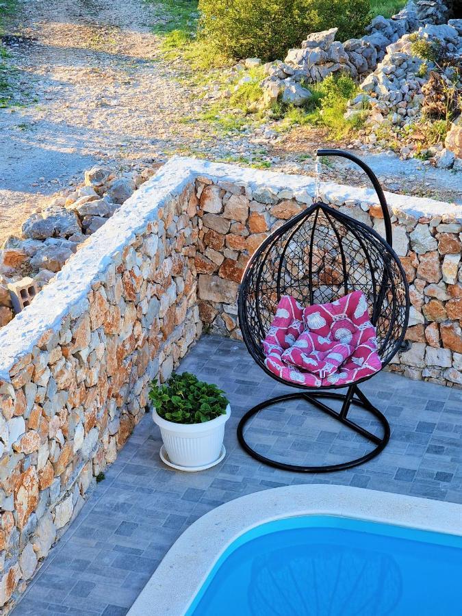 Anas Lagoon Holiday House With Pool At Azure Beach Mali Drvenik Exteriér fotografie