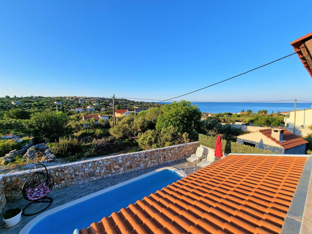 Anas Lagoon Holiday House With Pool At Azure Beach Mali Drvenik Exteriér fotografie
